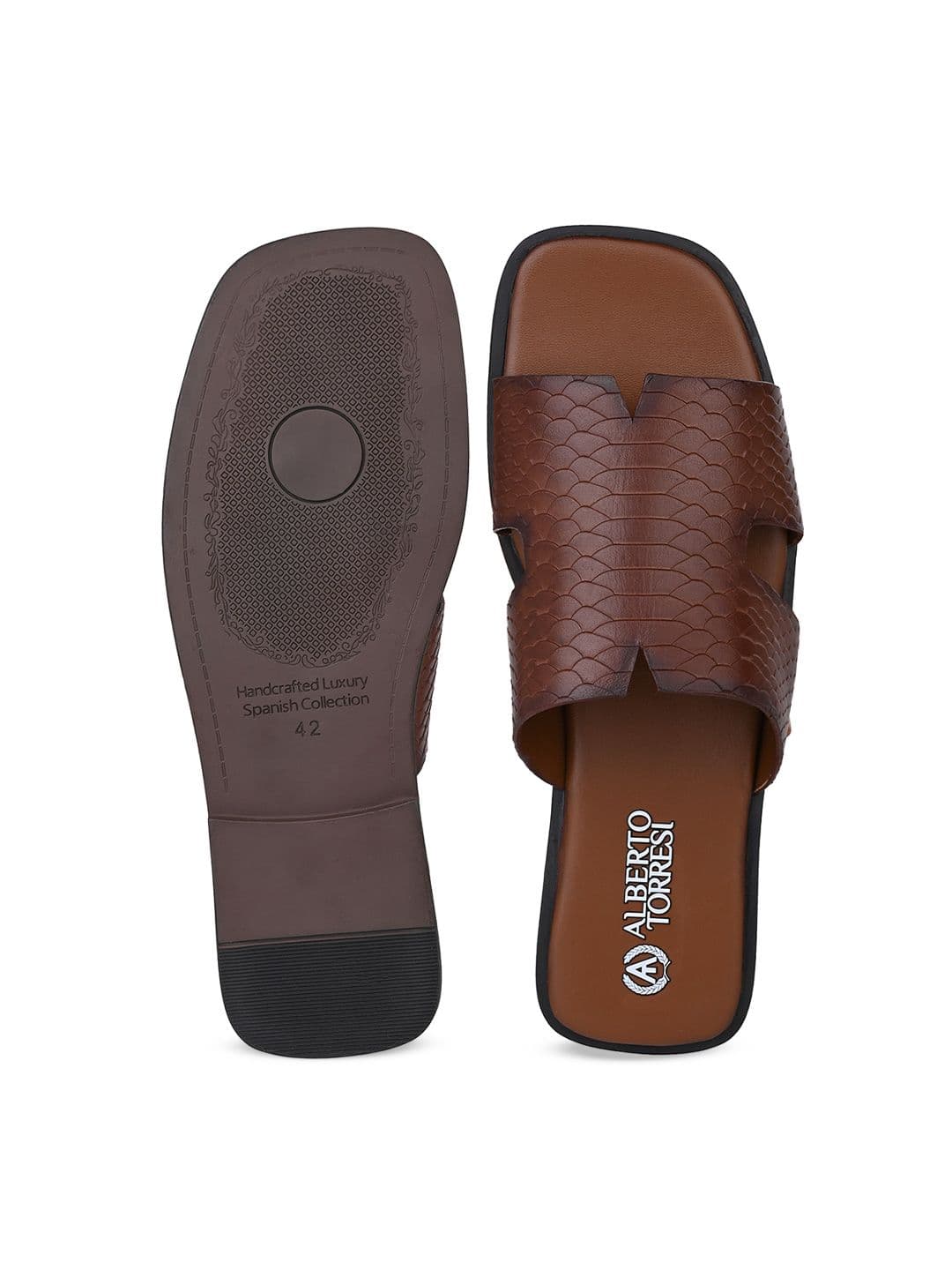 Alberto Torresi Men Leather Comfort Sandals thumbnail 7