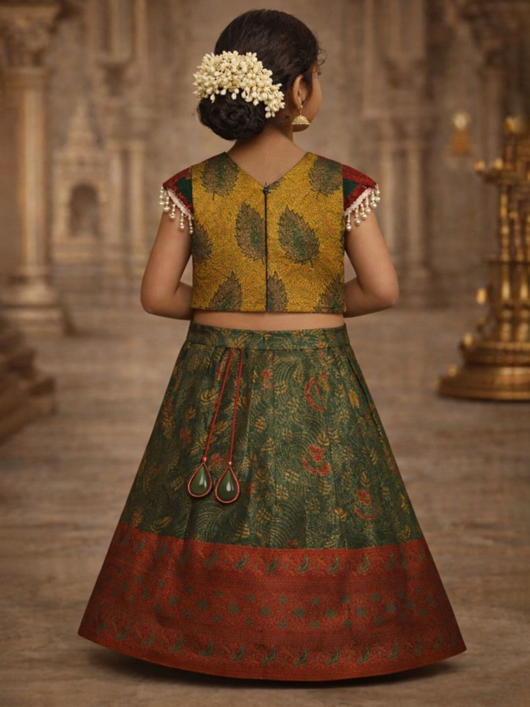 Xepon Girls Ready to Wear Lehenga & thumbnail 3