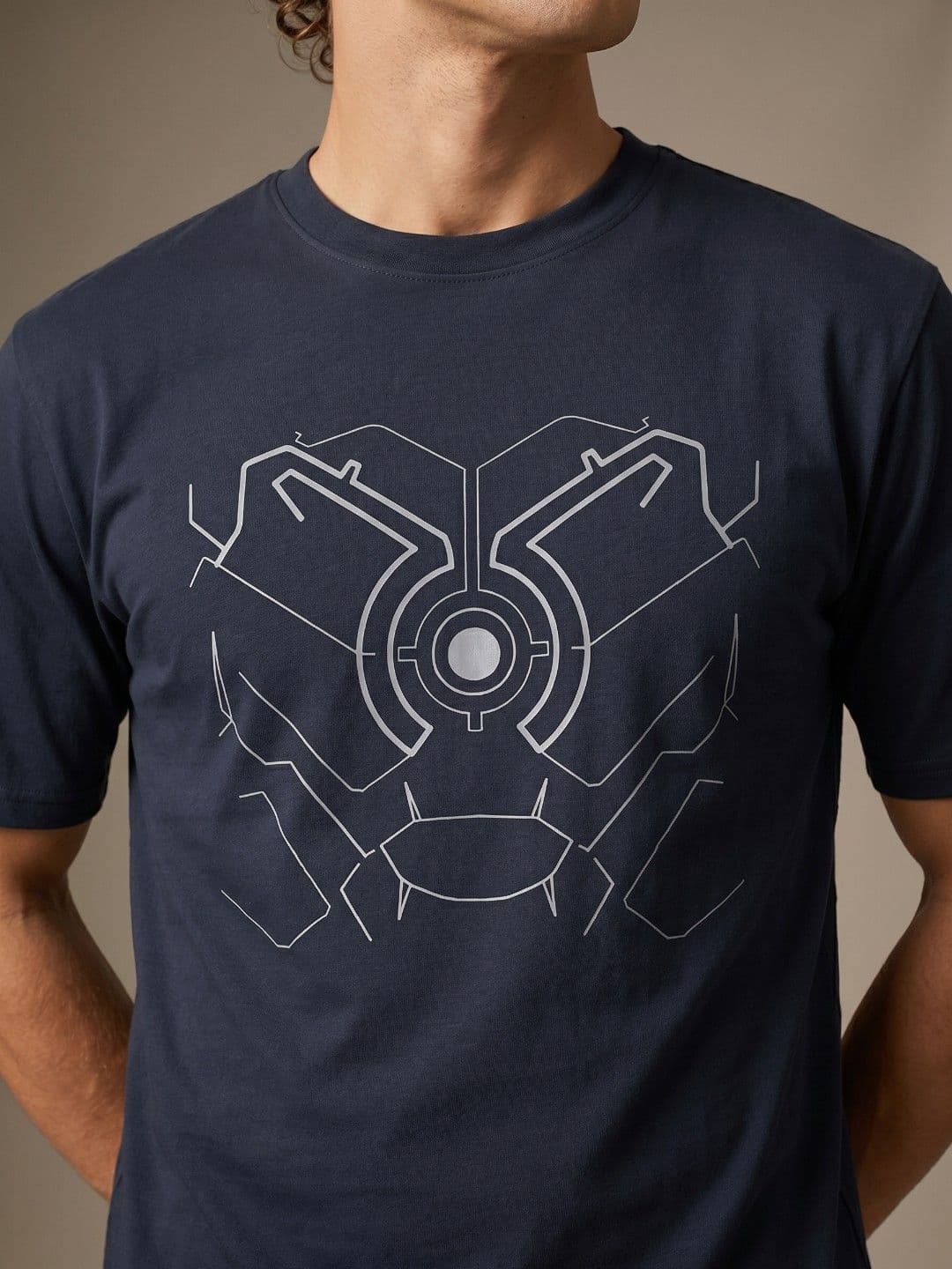 glitchez Men Graphic Printed T-shirt thumbnail 4