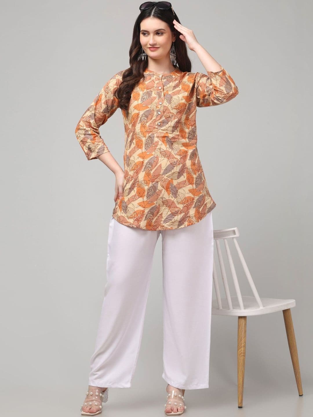 ERUDITE CLUB Women 2 Flared Palazzos thumbnail 4