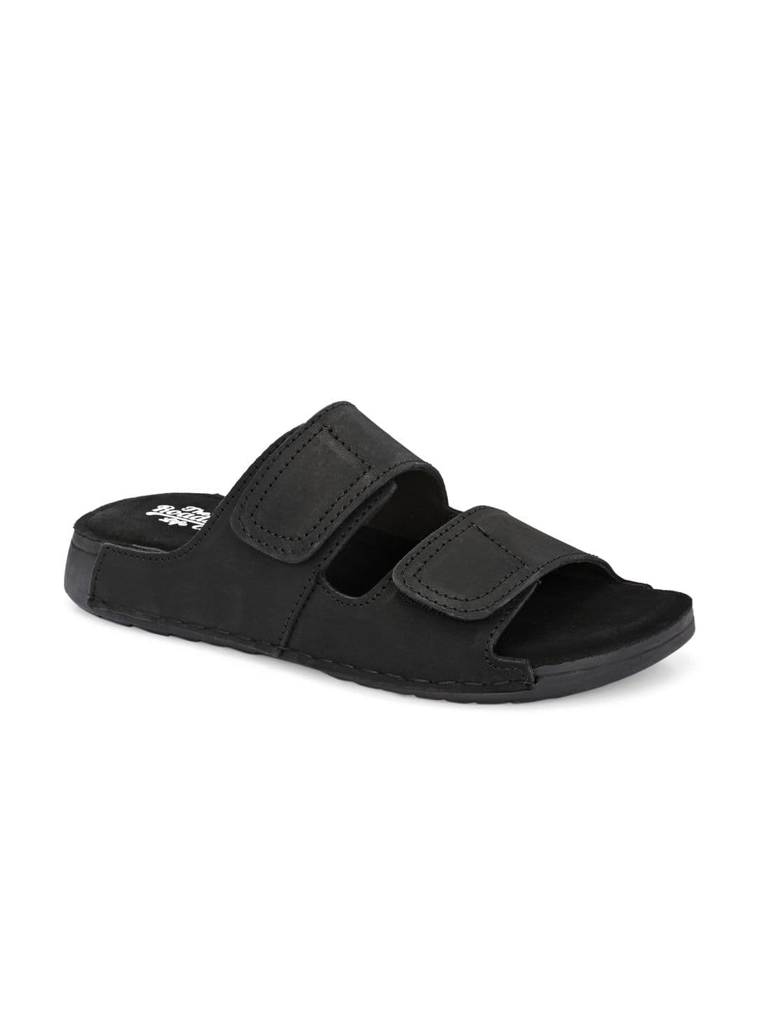 The Roadster Lifestyle Co Men Leather Slip-On Comfort Sandals thumbnail 3