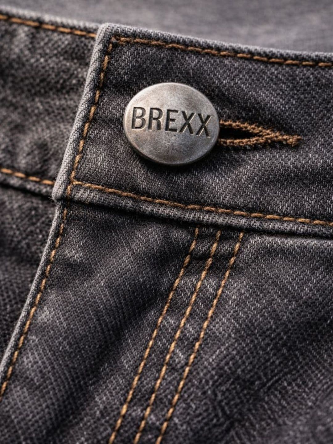 BREXX Men Comfort Straight Fit Mid-Rise Light Fade Stretchable Jeans thumbnail 7