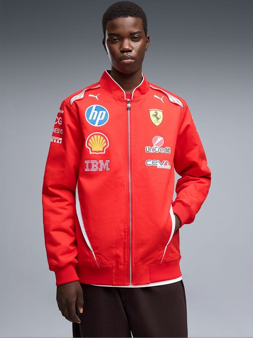 PUMA Motorsport Men Brand Logo Bomber Jacket - view 1