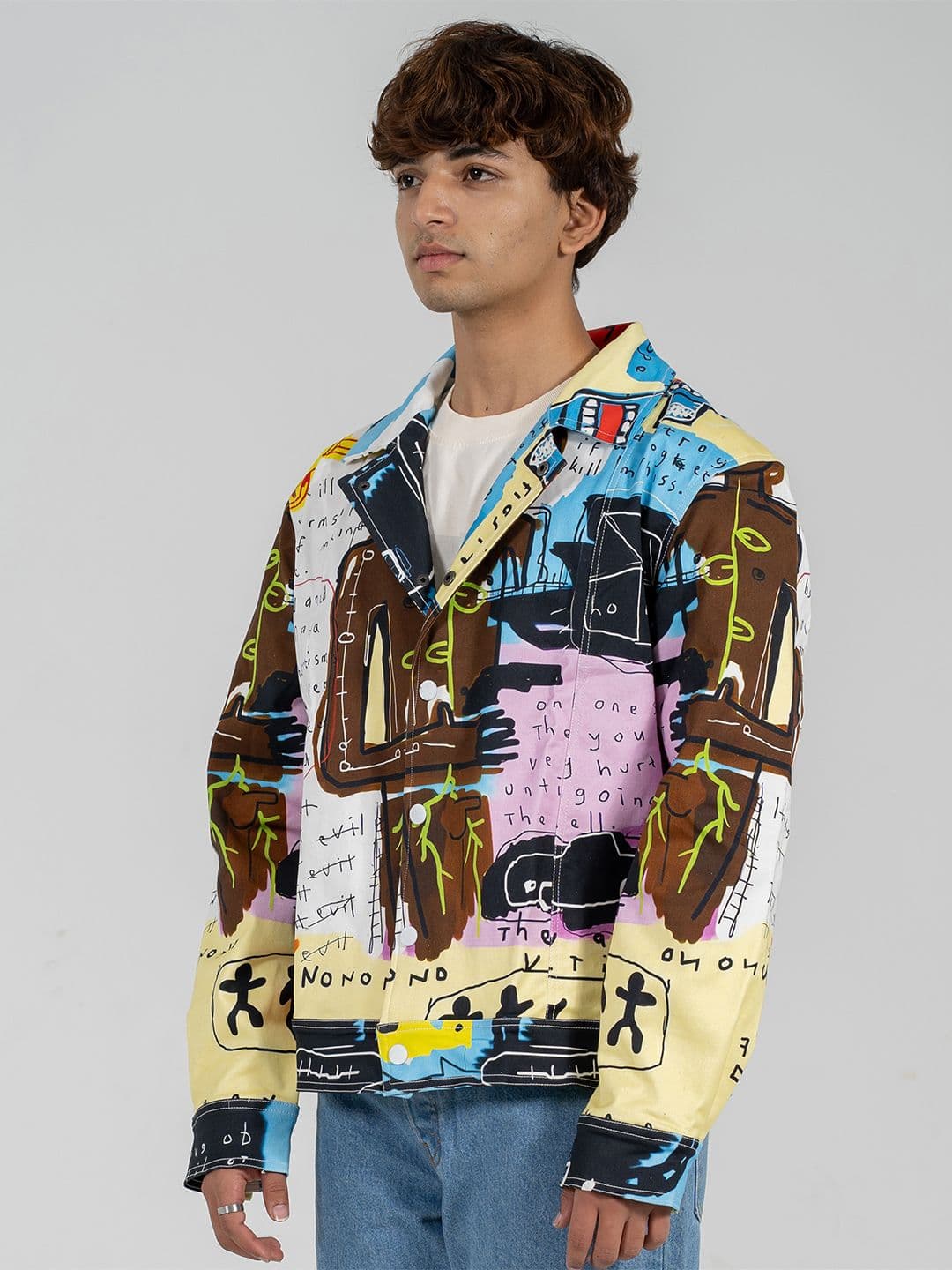 AURGE Men Crop Woven Jacket thumbnail 2