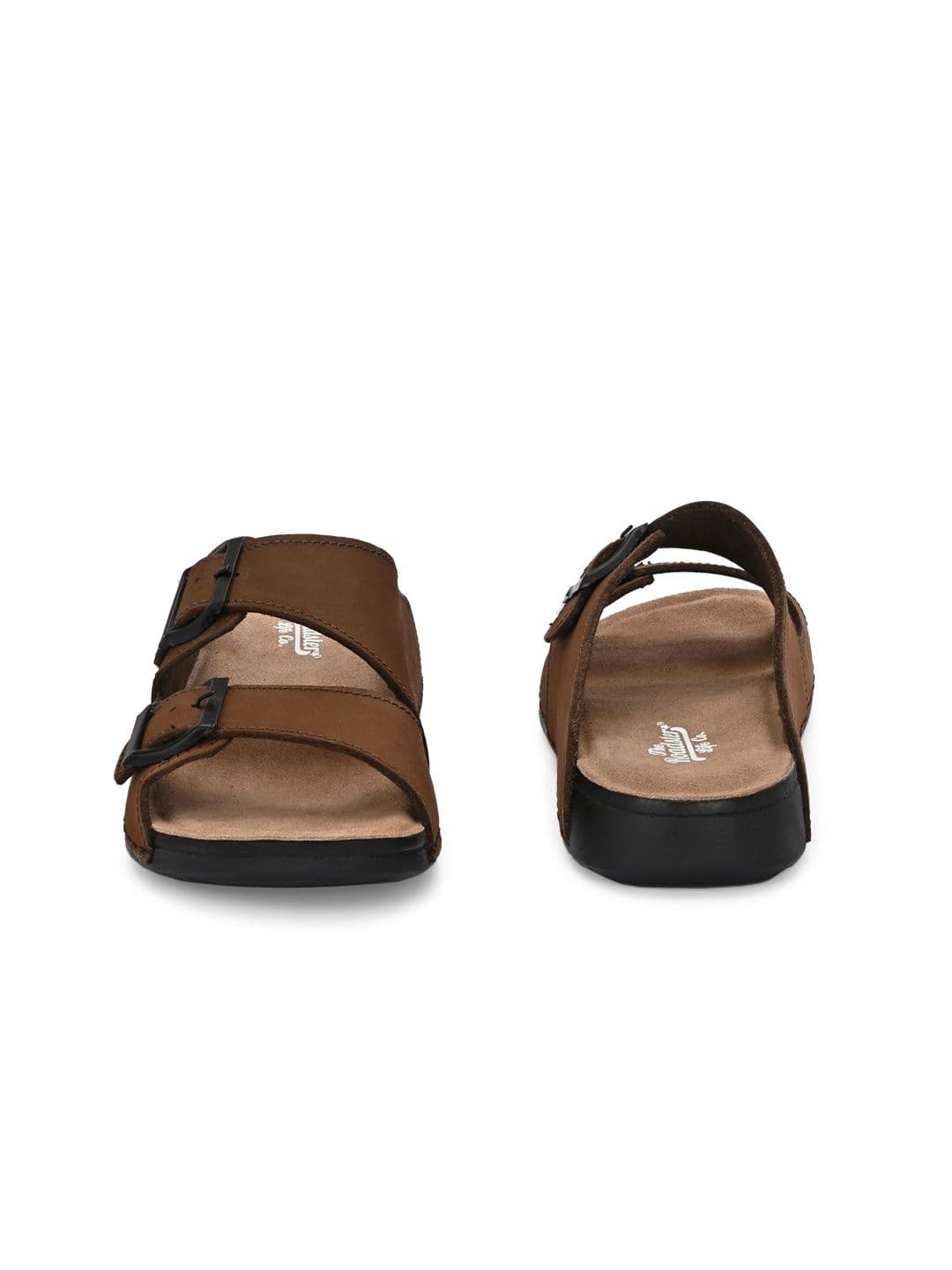 The Roadster Lifestyle Co Men Leather Slip-On Comfort Sandals thumbnail 5