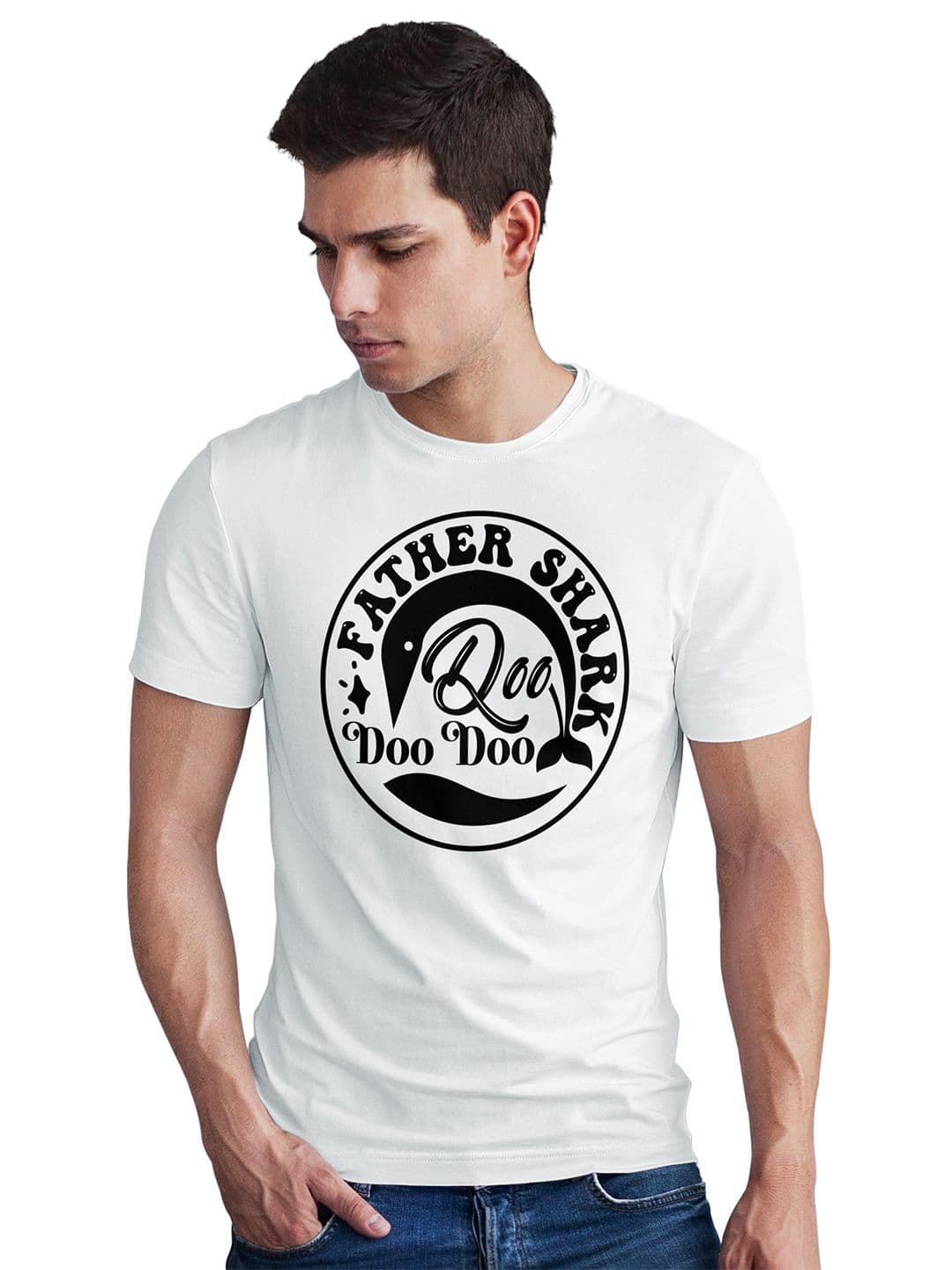 Seekbuylove Typography Printed Round Neck Bio Finish Cotton T-shirt - view 1