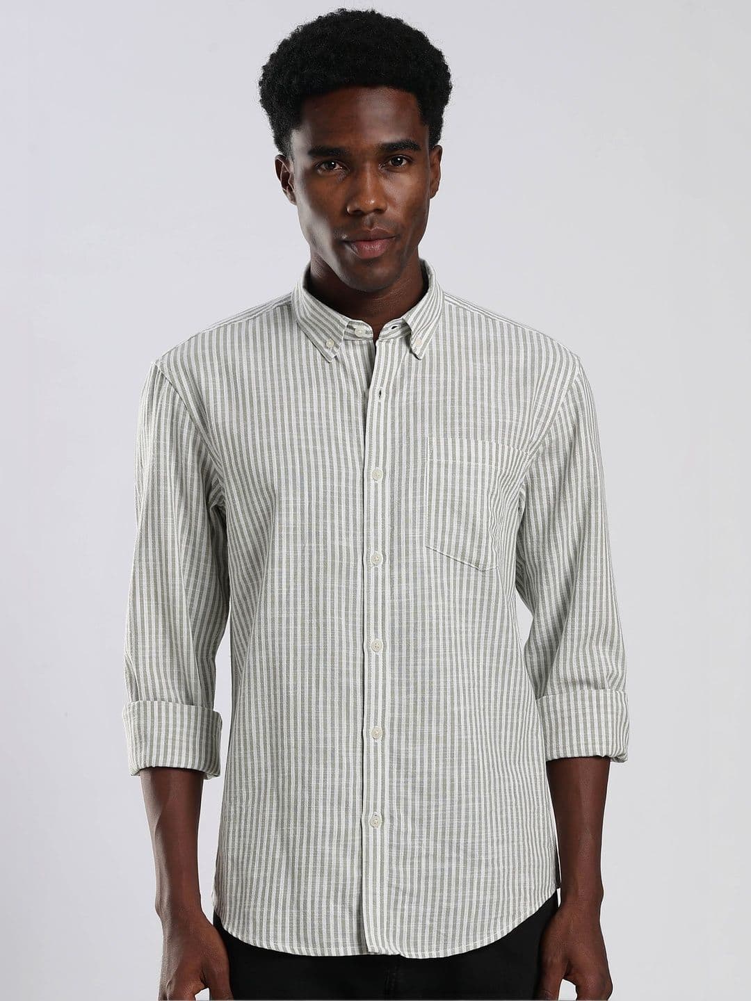 HERE&NOW Men Striped Casual Shirt - view 1