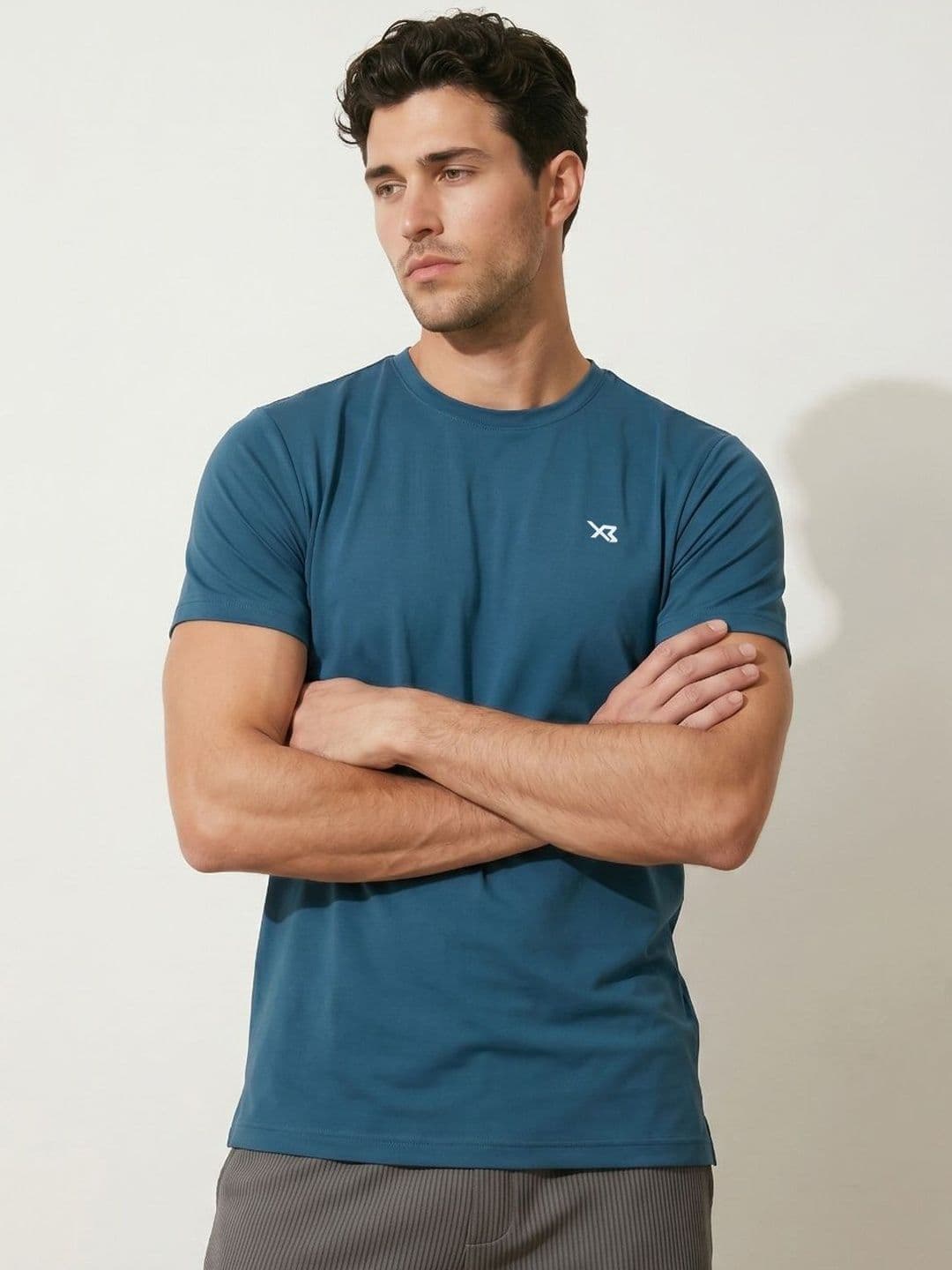 CROSS BENCH Men Brand Logo Anti Static T-shirt - view 1