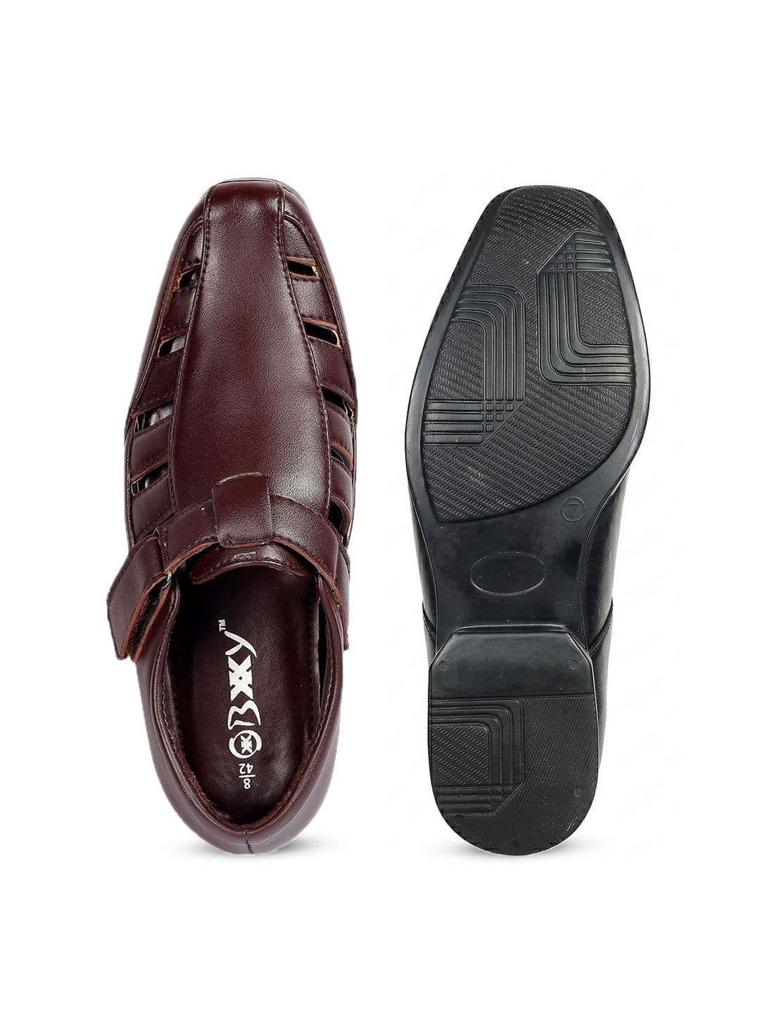 Bxxy Men 3 Inch Hidden Elevator Height Increasing Formal Shoe-Style Sandals thumbnail 2