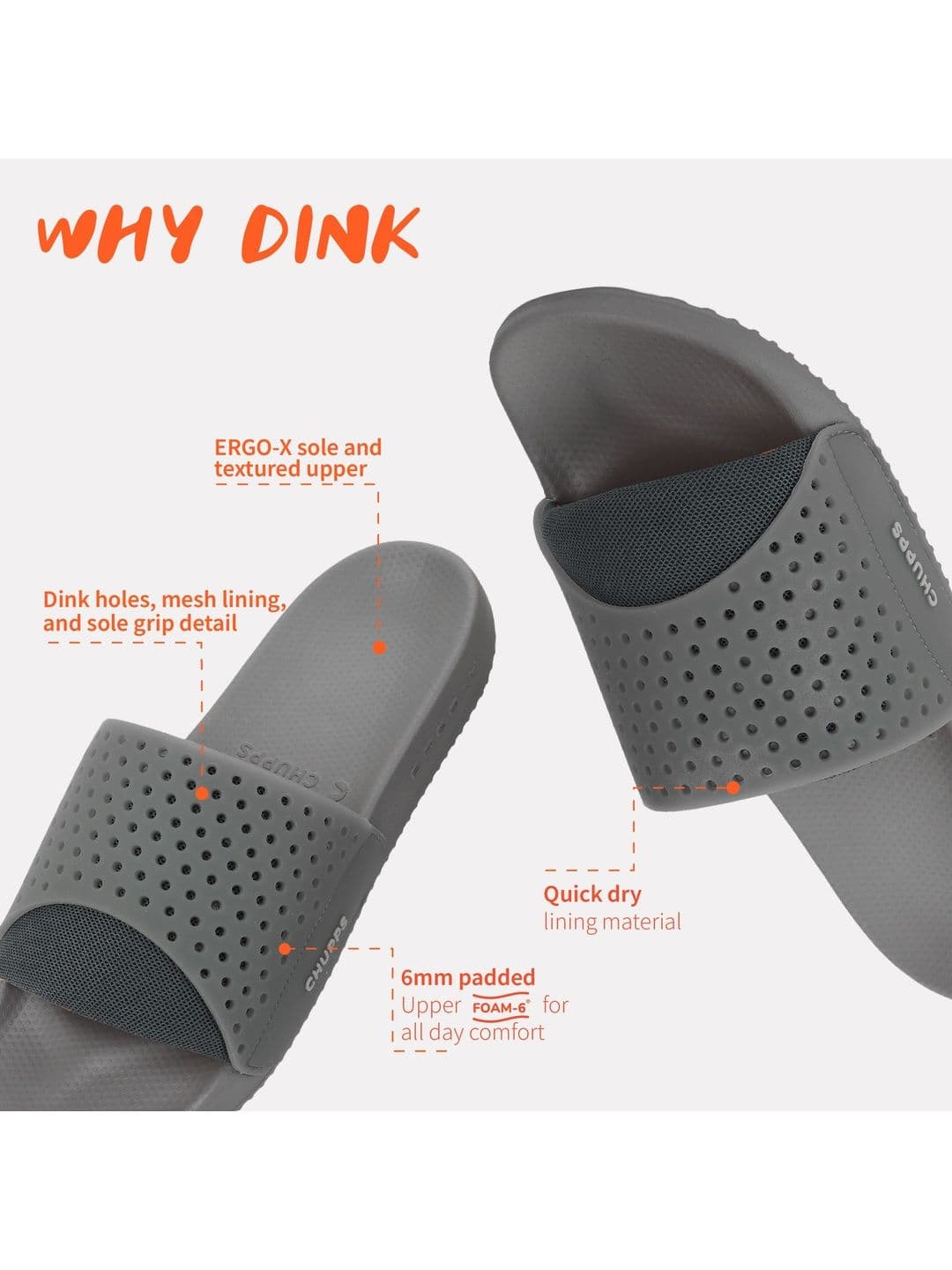 CHUPPS Men Comfort Everyday Wear Flip Flops thumbnail 6