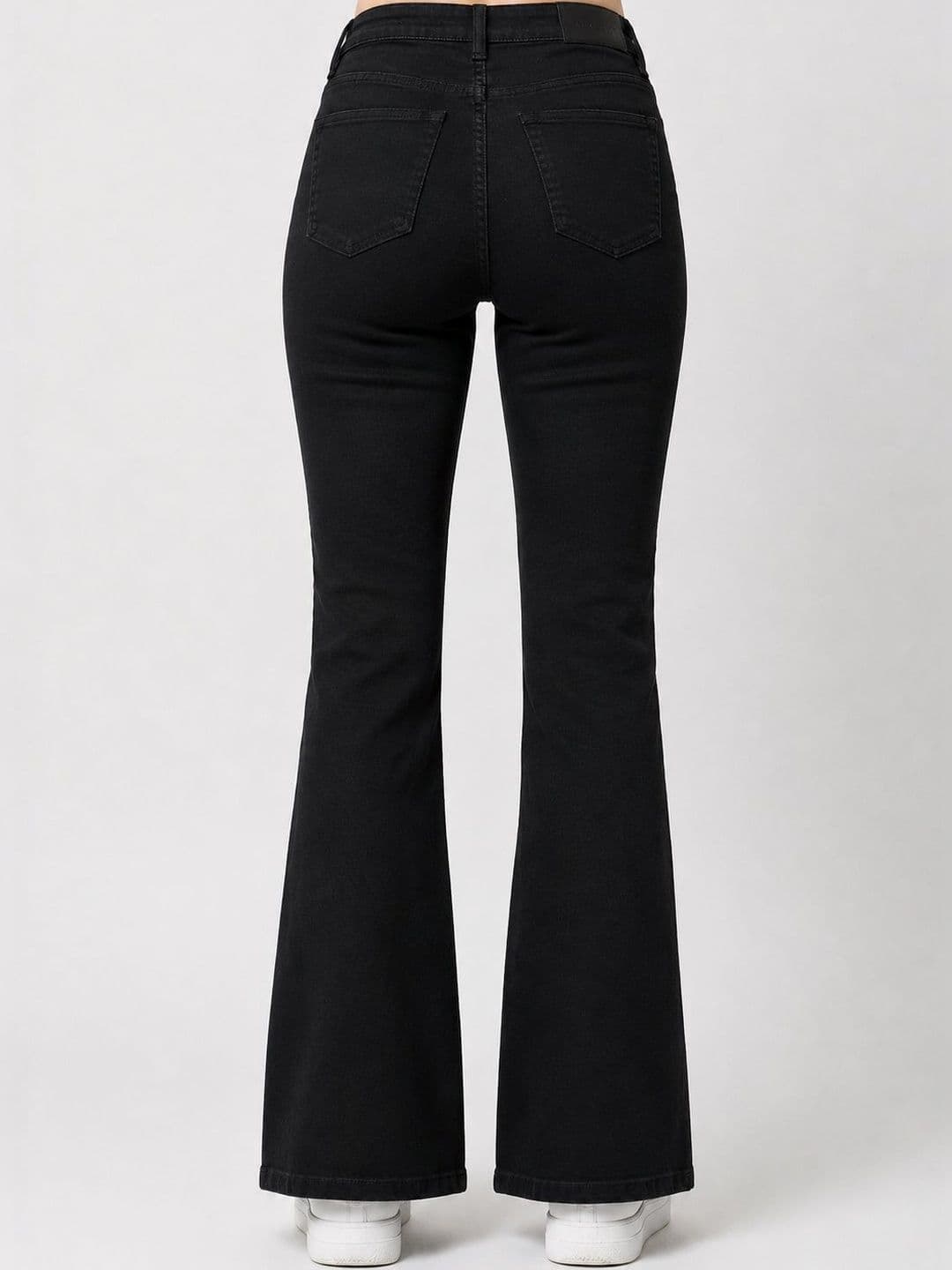 ZARISTAA Women Jean Flared High-Rise Stretchable Jeans thumbnail 3