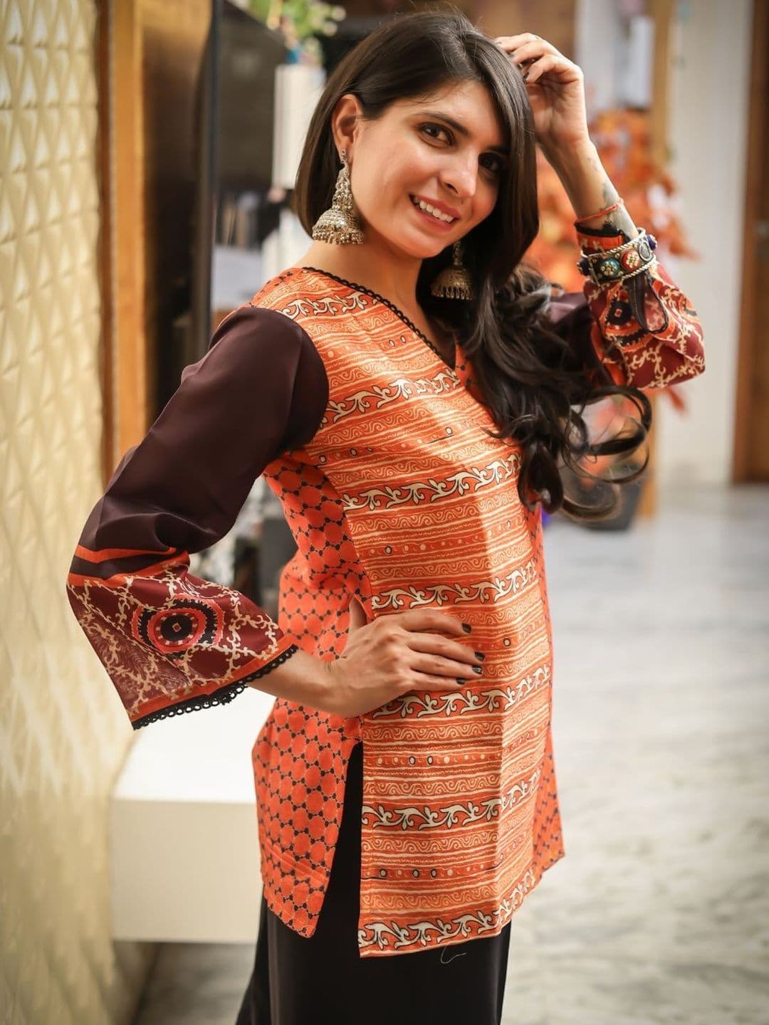 Youthnic Women Ethnic Motifs Printed Kurta thumbnail 3