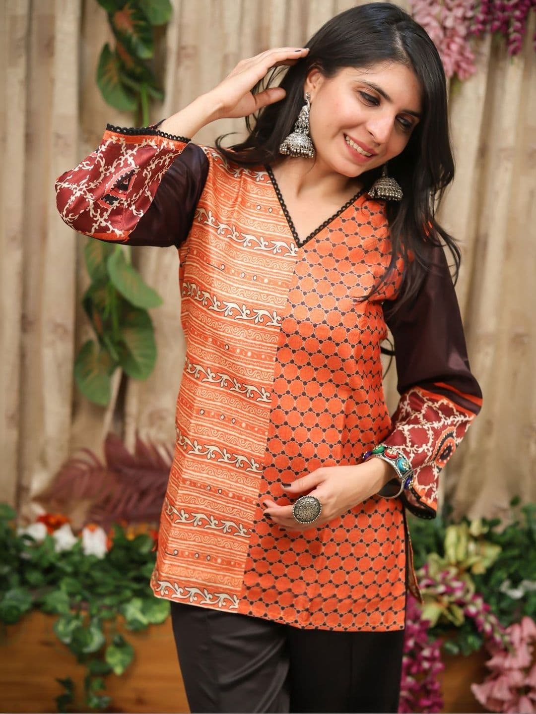 Youthnic Women Ethnic Motifs Printed Kurta thumbnail 4