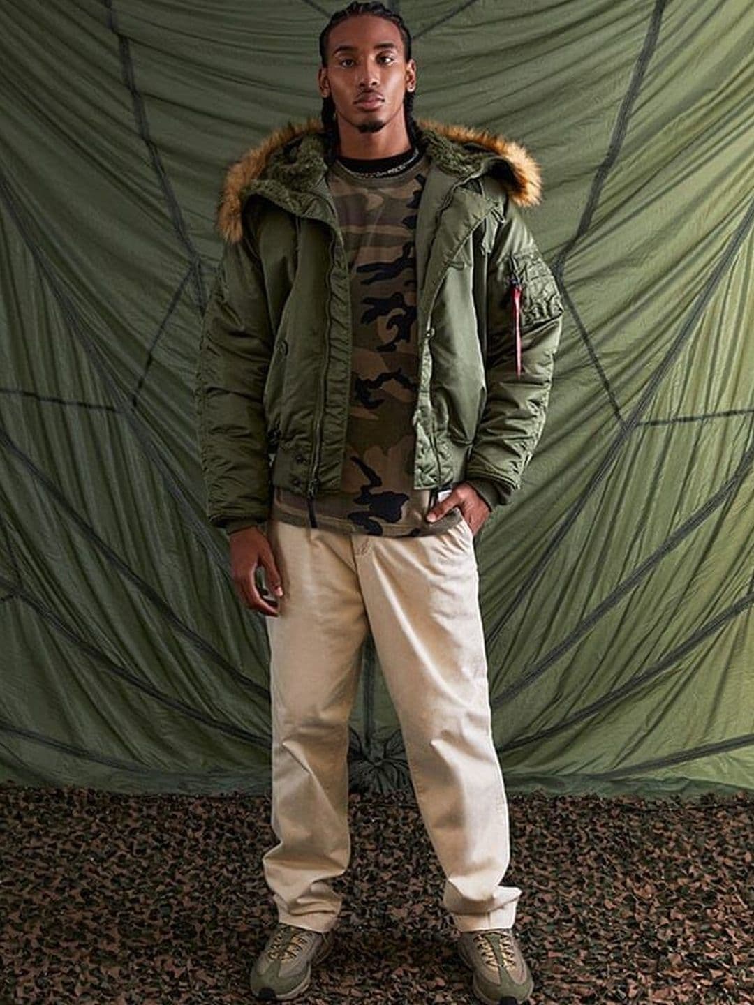 ALPHA INDUSTRIES Unisex Nylon Jackets thumbnail 4
