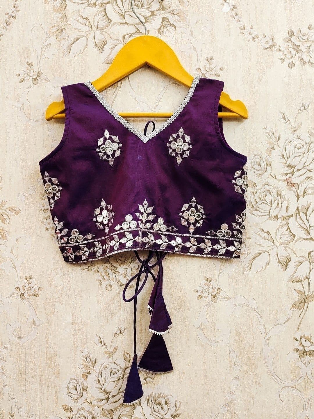 Helene Girls Embroidered Sequinned Lehenga & Blouse With Dupatta - view 1