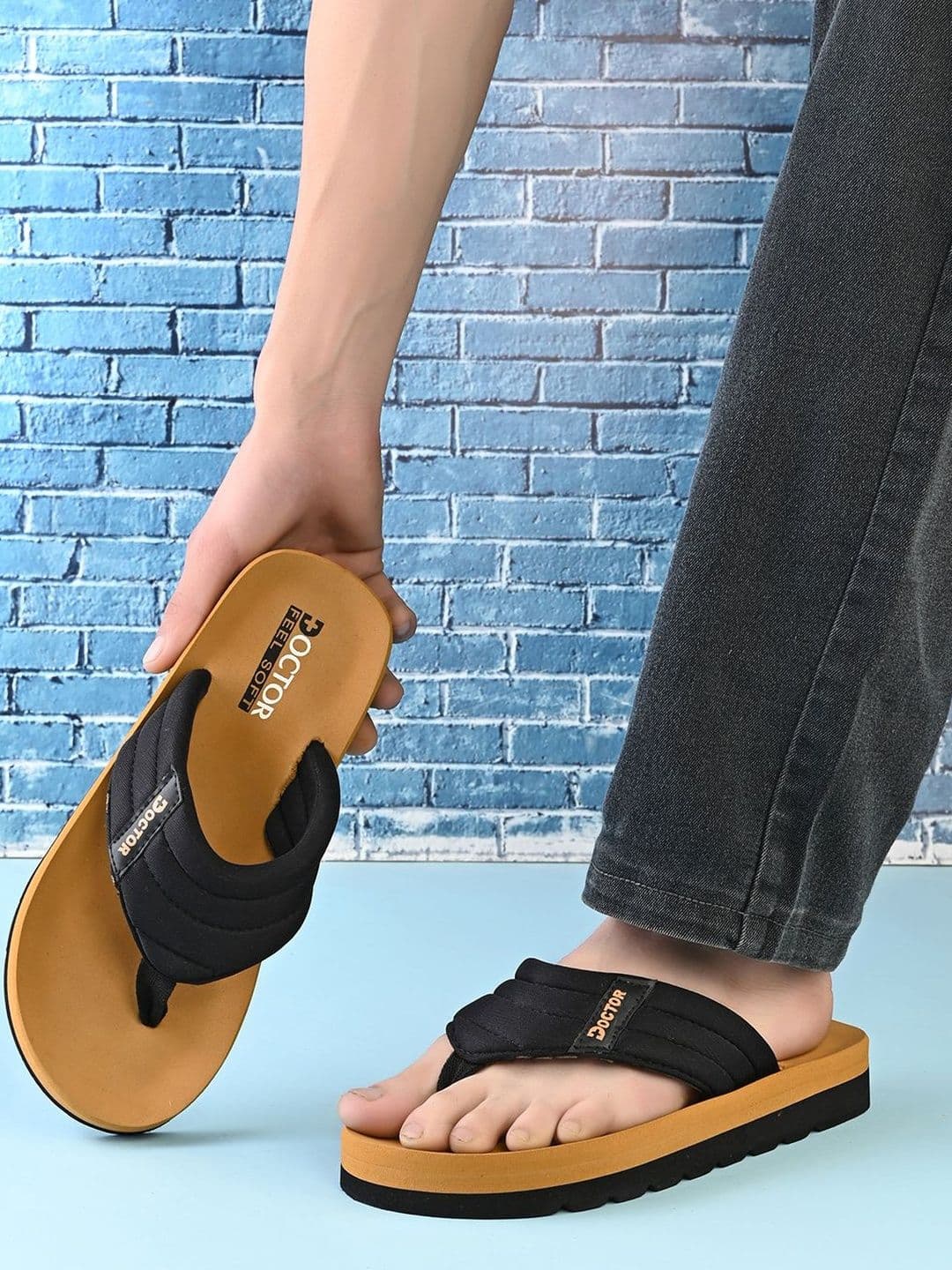 DOCTOR FEEL SOFT Men Thong Flip-Flops