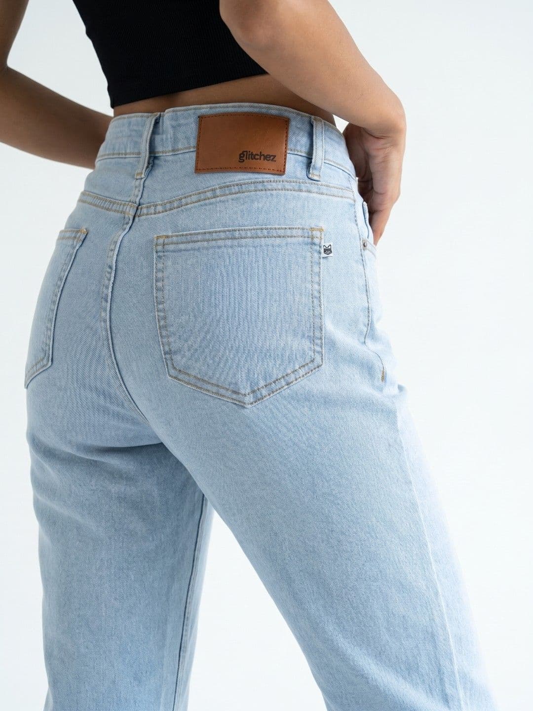 glitchez Women Regular Fit High-Rise Jeans thumbnail 5