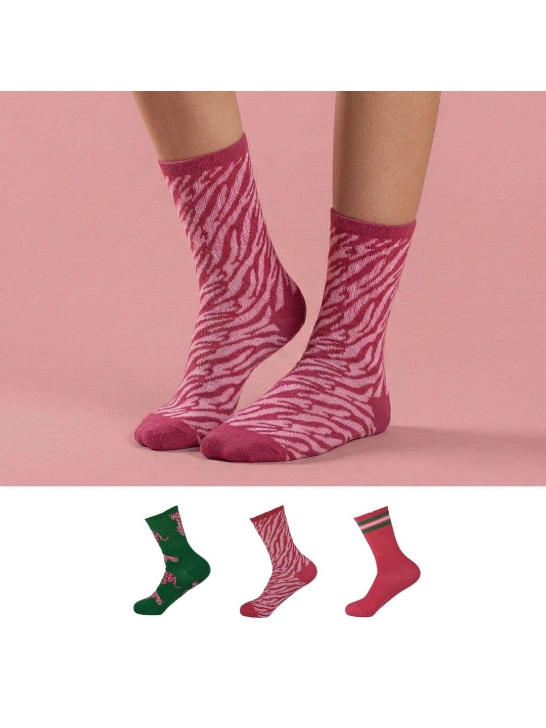 The Sock Street Unisex Assorted Patterned Calf Length Socks thumbnail 6