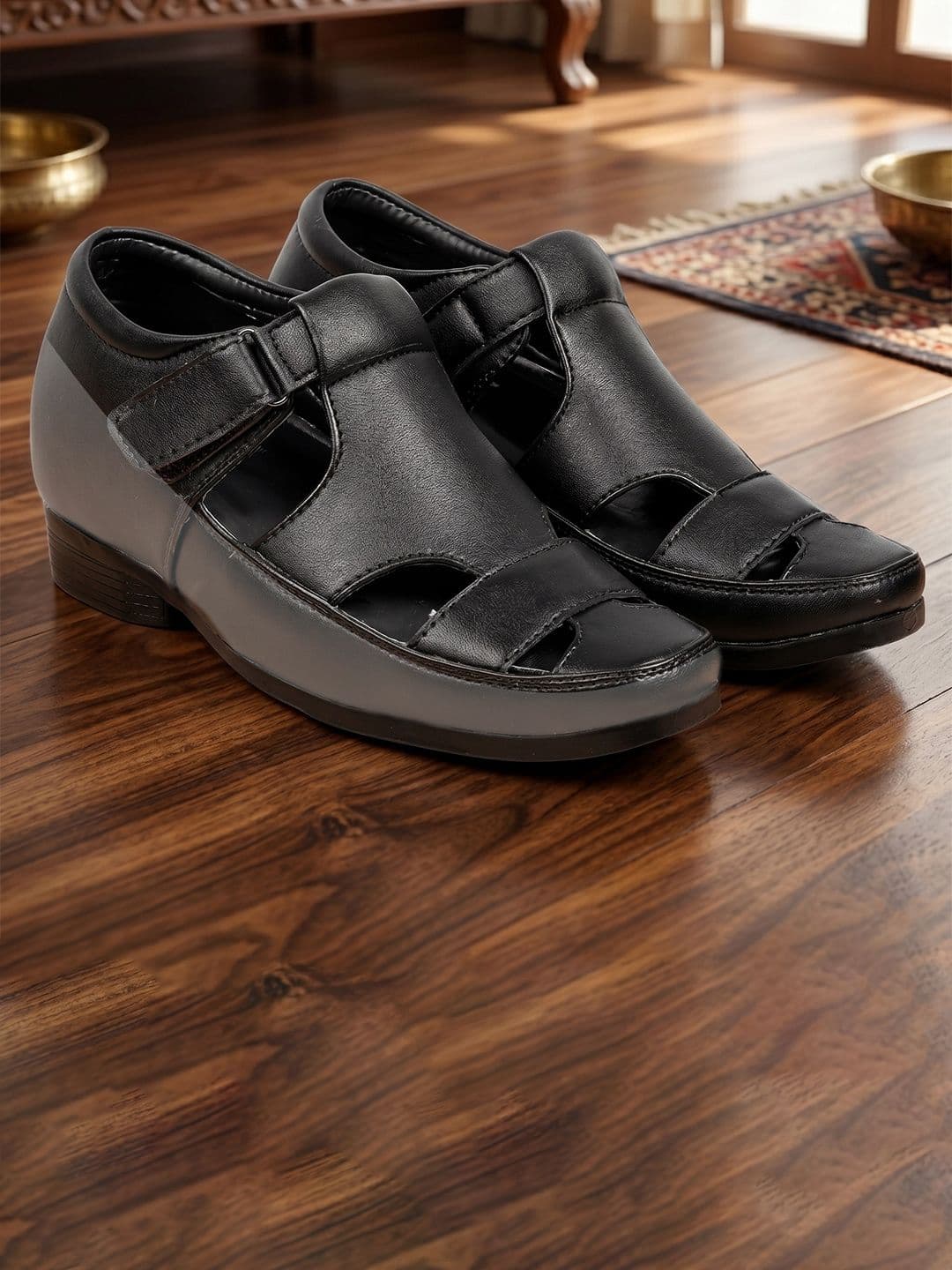 Bxxy Men Shoe-Style Roman 7.62 Cm Elevator Height Increasing Formal Sandals - view 1