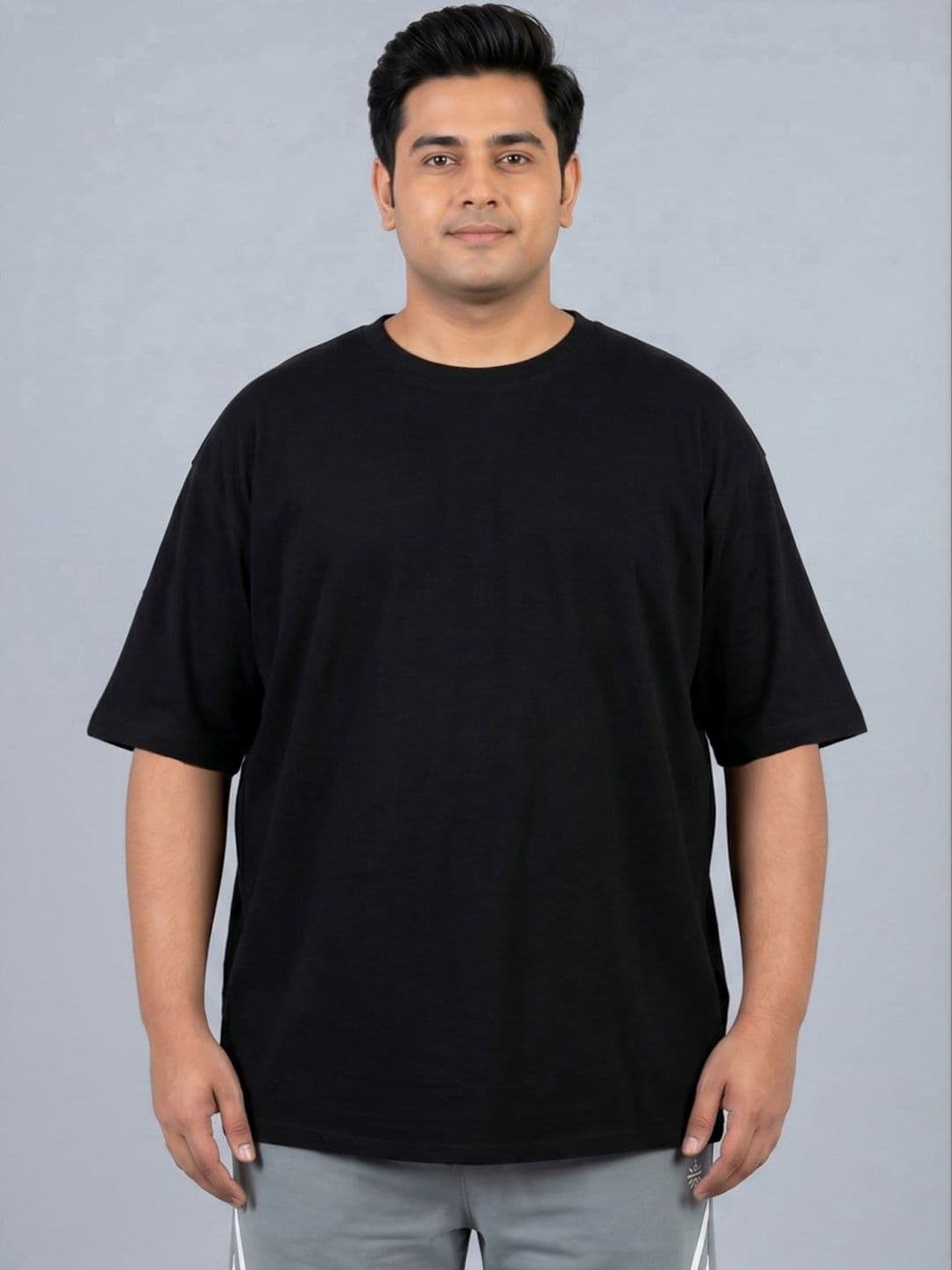 CULT Men's Black One More Rep Graphic Plus Size Oversized Fit T-shirt thumbnail 5