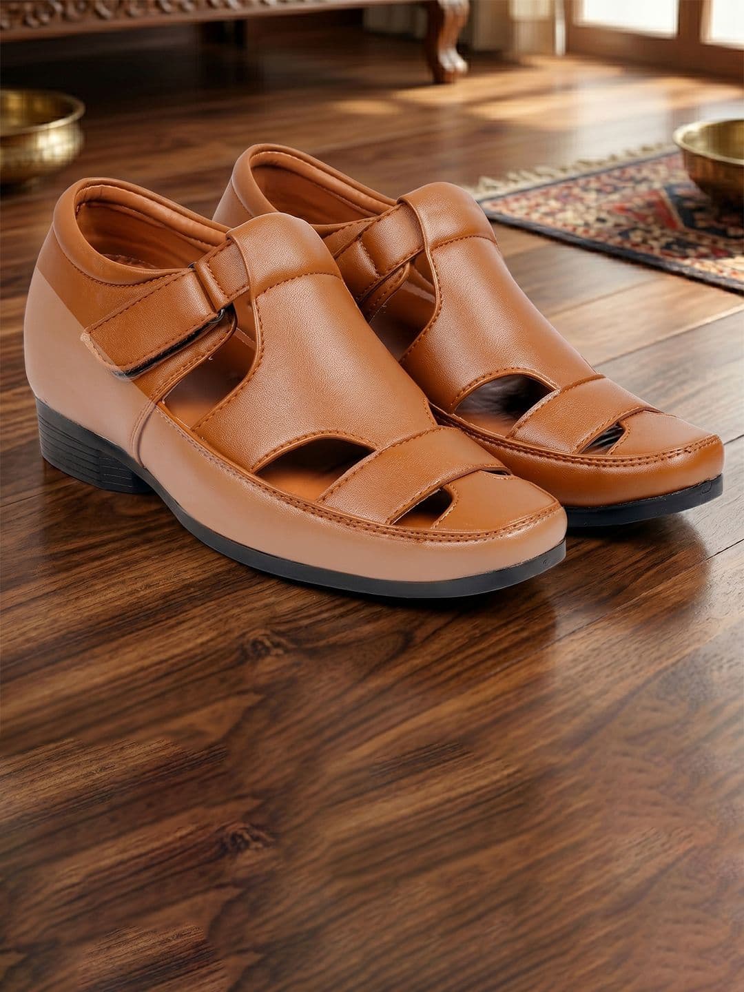 Bxxy Men Synthetic Leather Shoe-Style Sandals - view 1