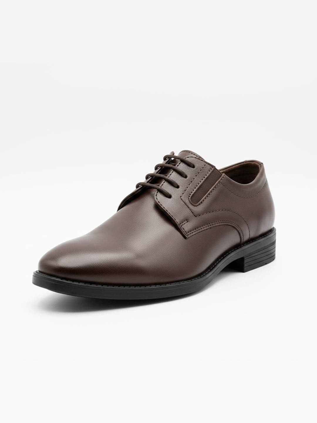 House of Pataudi Men Round Toe Lace-Ups Derbys Formal Shoes thumbnail 5