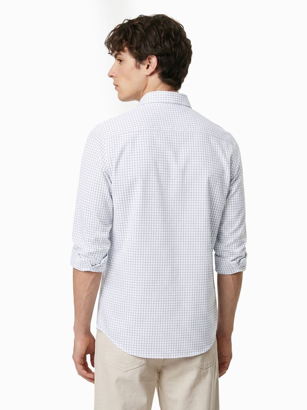 Aeropostale Checked Cotton Linen Casual Shirt thumbnail 2