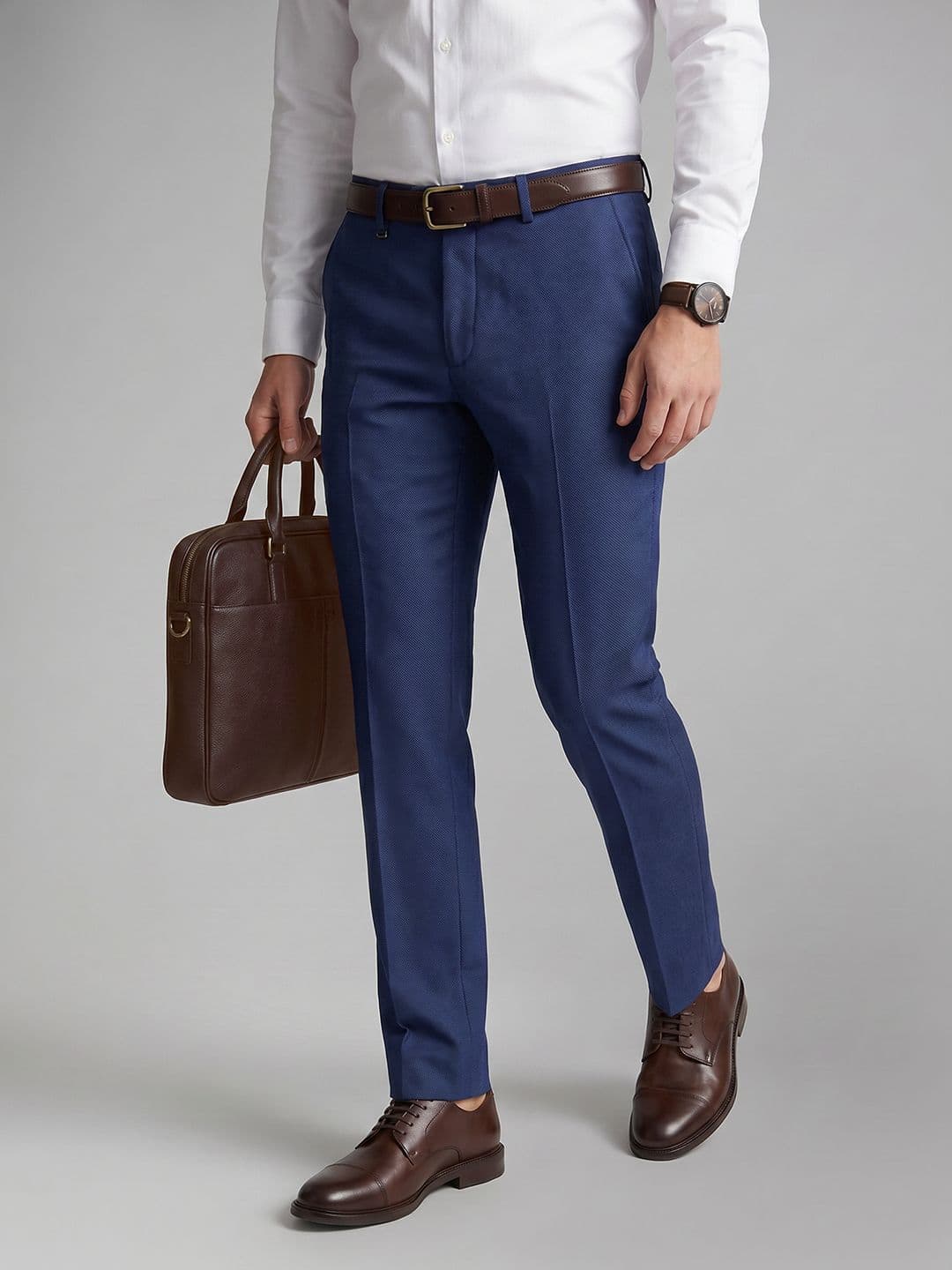 Van Heusen Men Slim Fit Formal Trouser