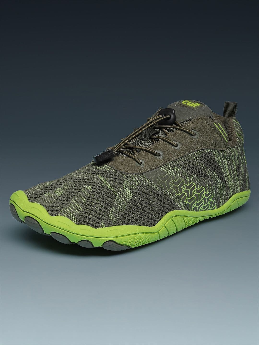 CULT Men KnitFit Barefoot Training Shoes - Olive - view 1