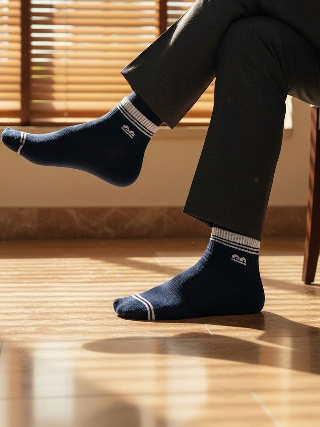 The Sock Street Unisex Assorted Striped Ankle Length Socks thumbnail 4
