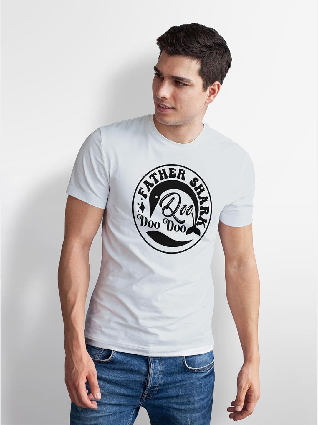 Seekbuylove Typography Printed Round Neck Bio Finish Cotton T-shirt thumbnail 3