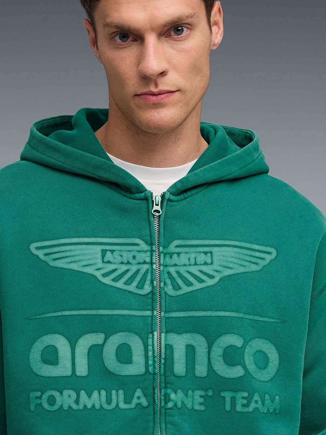 Puma x Aston Martin F1 Men's Full Zip Hoodie thumbnail 3
