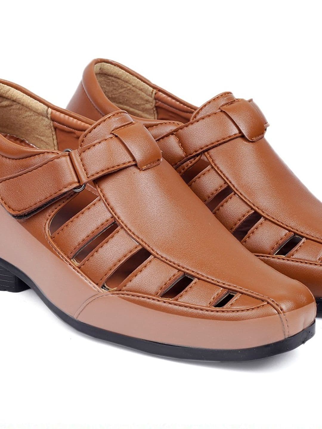 Bxxy Men 3 Inch Hidden Elevator Height Increasing Formal Shoe-Style Sandals thumbnail 6