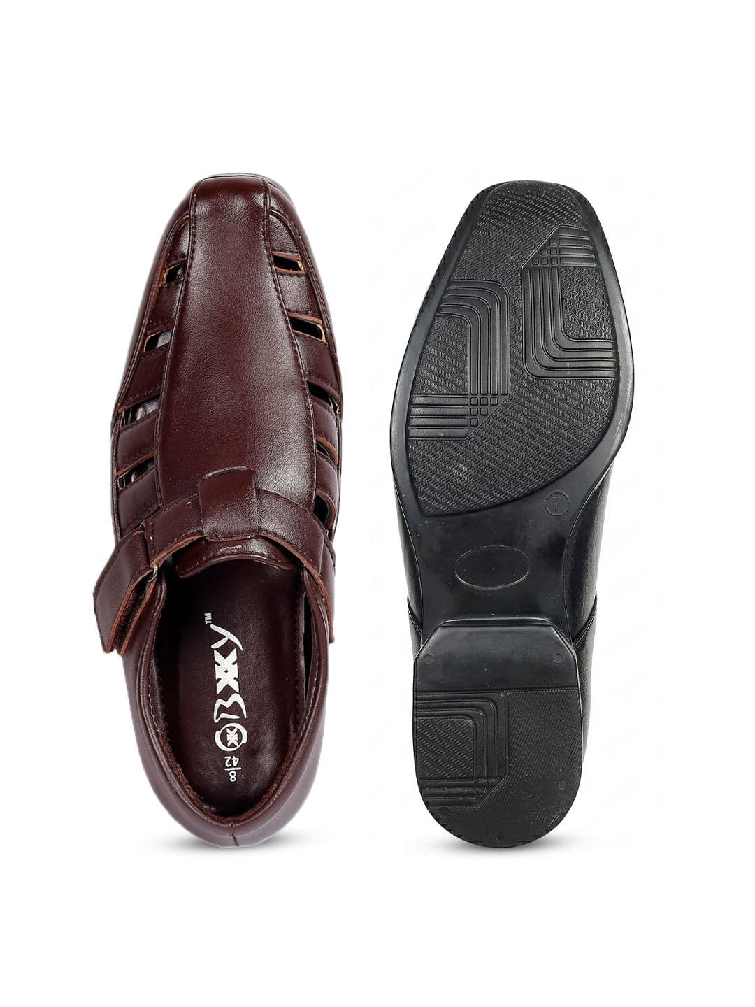 Bxxy Men Brown Elevator Increasing Casual Sandal Shoes thumbnail 3