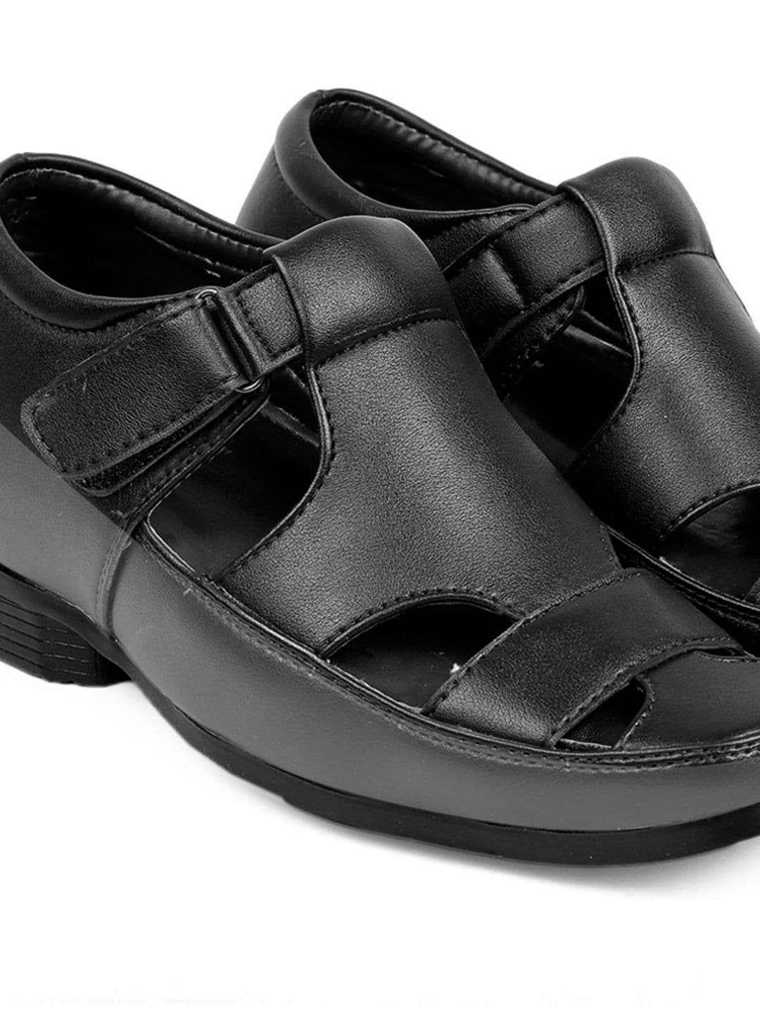 Bxxy Men Hidden Height Increasing Velcro Strap Closure Sandals thumbnail 2