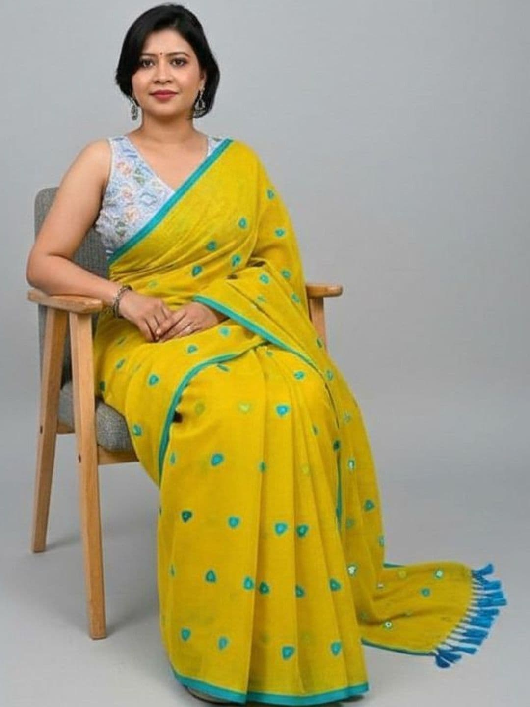 all about you Handloom Khadi Saree thumbnail 4
