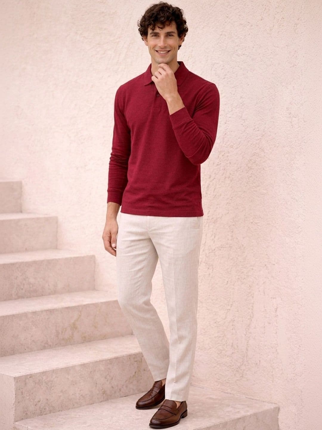 Mast & Harbour Men Polo Collar T-shirt thumbnail 6