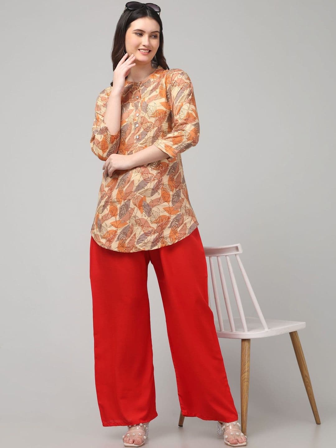 ERUDITE CLUB Women 2 Flared Palazzos thumbnail 7
