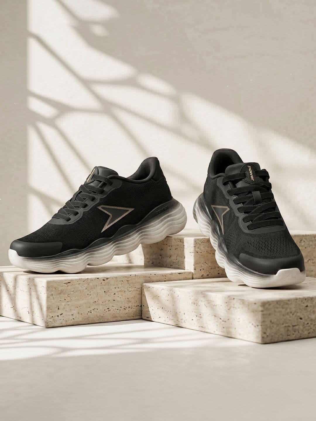 Power Men Textile Running Non-Marking Shoes - view 1