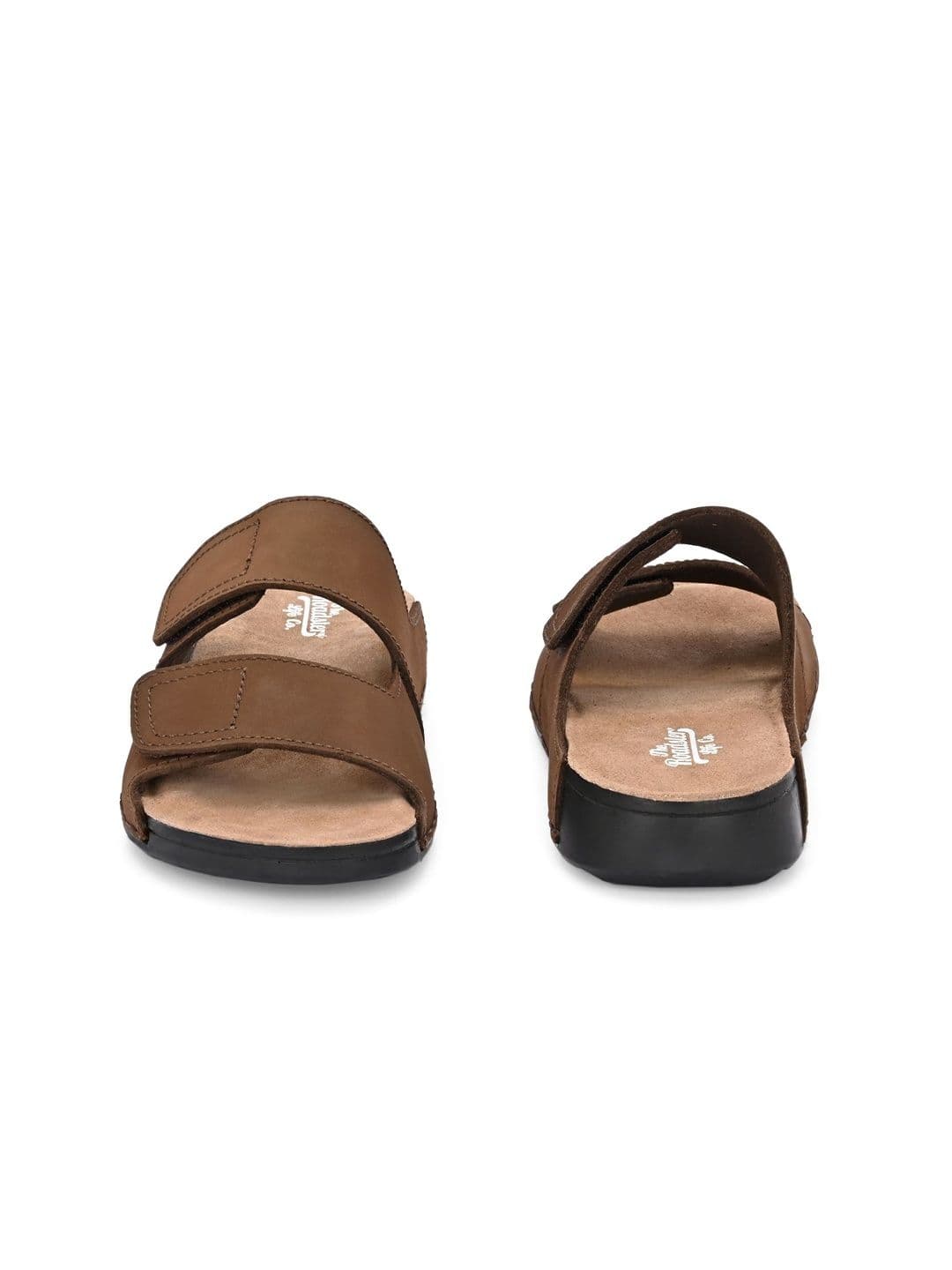 The Roadster Lifestyle Co Men Leather Slip-On Comfort Sandals thumbnail 4