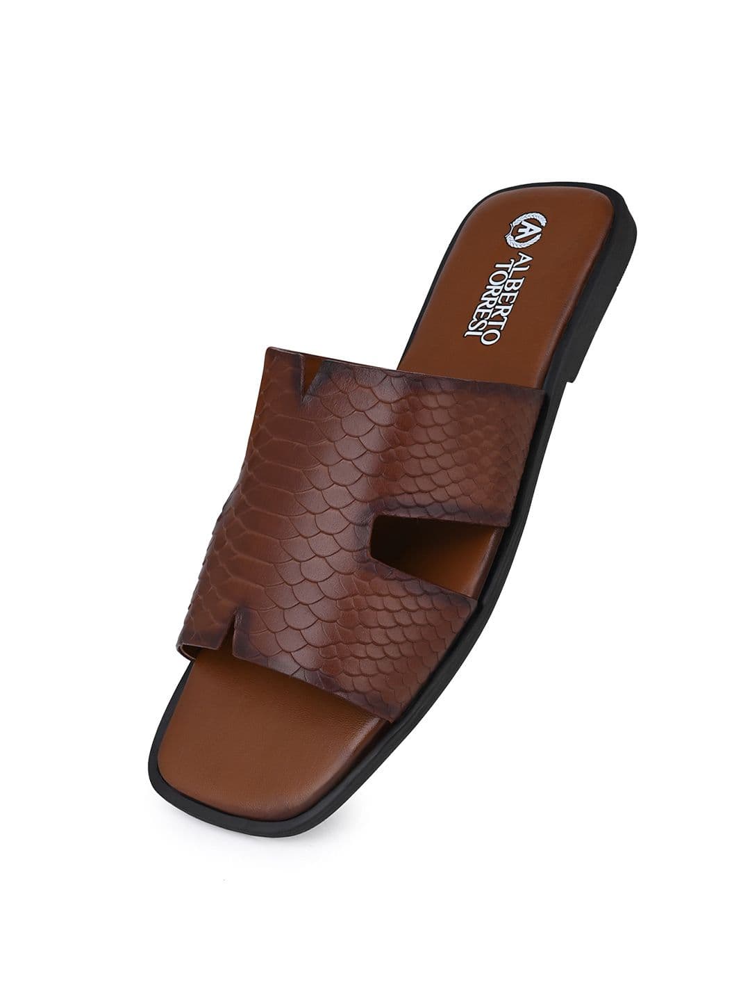 Alberto Torresi Men Leather Comfort Sandals thumbnail 6