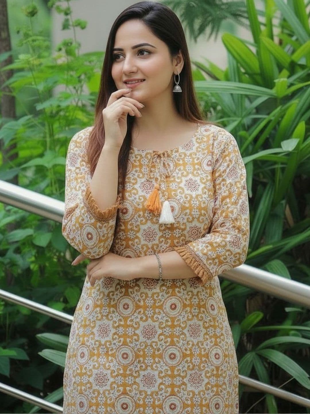 Sa Rasa Women Ethnic Motifs Printed Kurta thumbnail 5