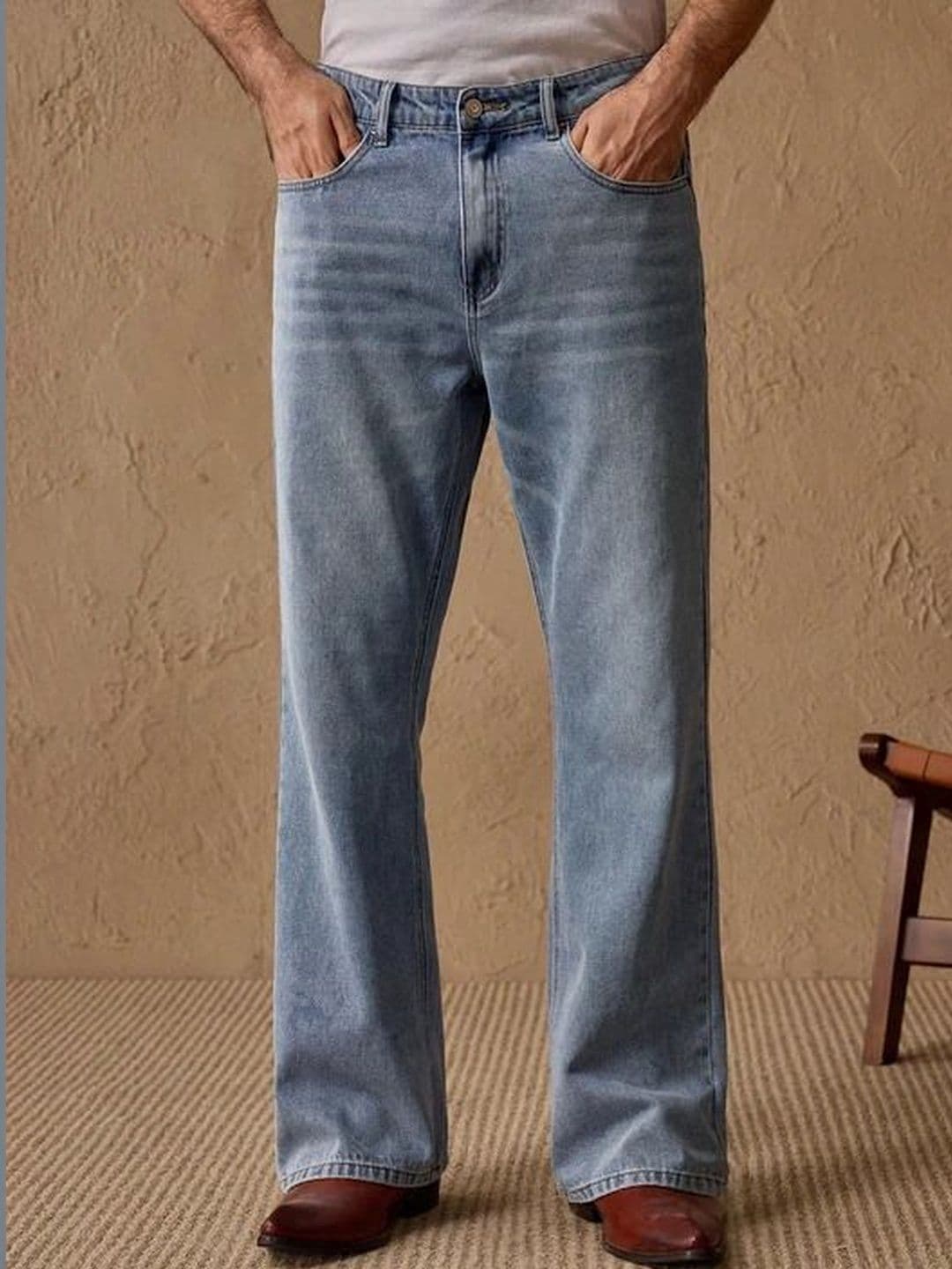 Kotty Men Relaxed Fit Low-Rise Light Fade Denim Jeans - view 1