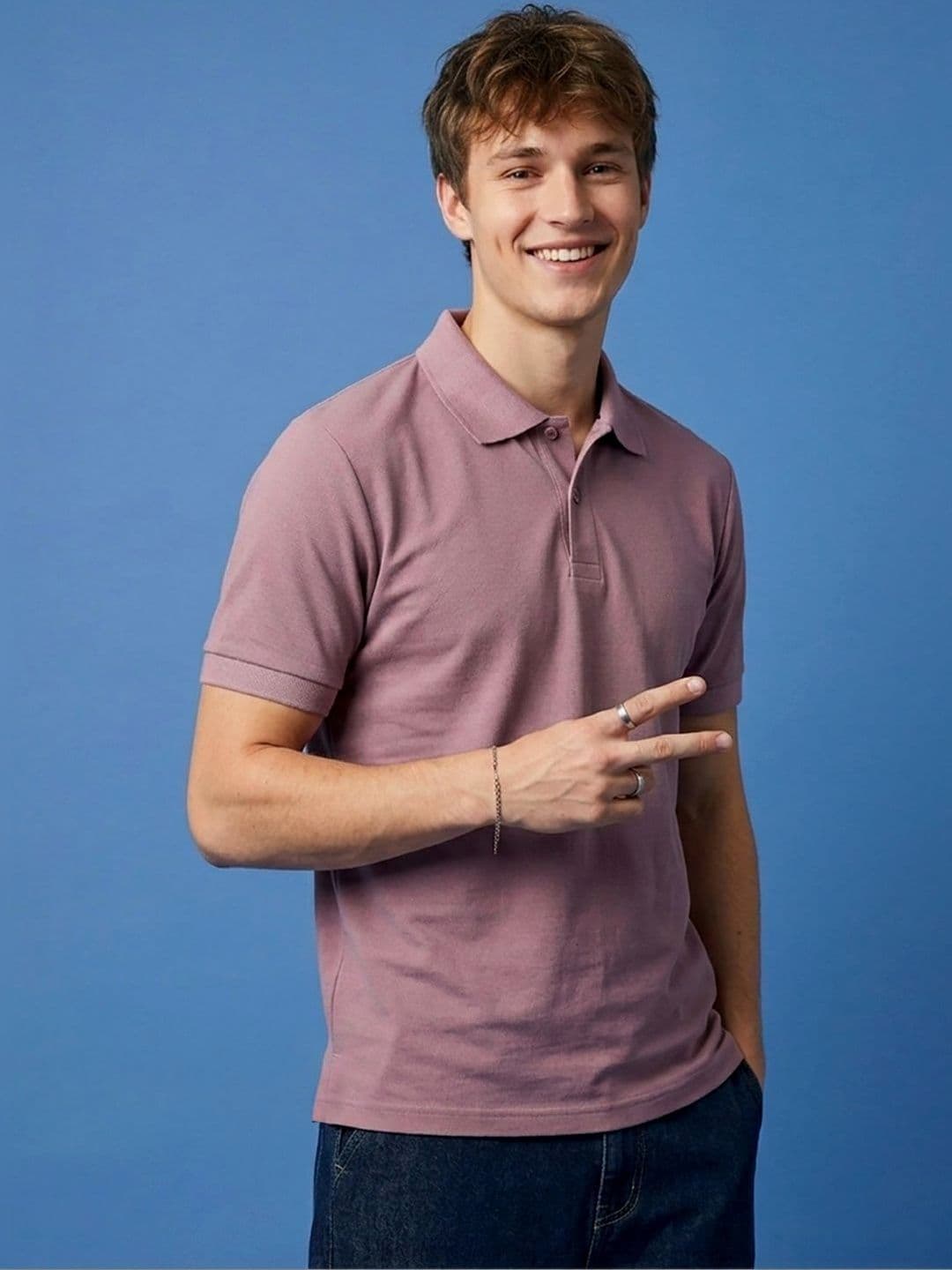 CLUB 44 Men Polo Collar T-shirt thumbnail 3