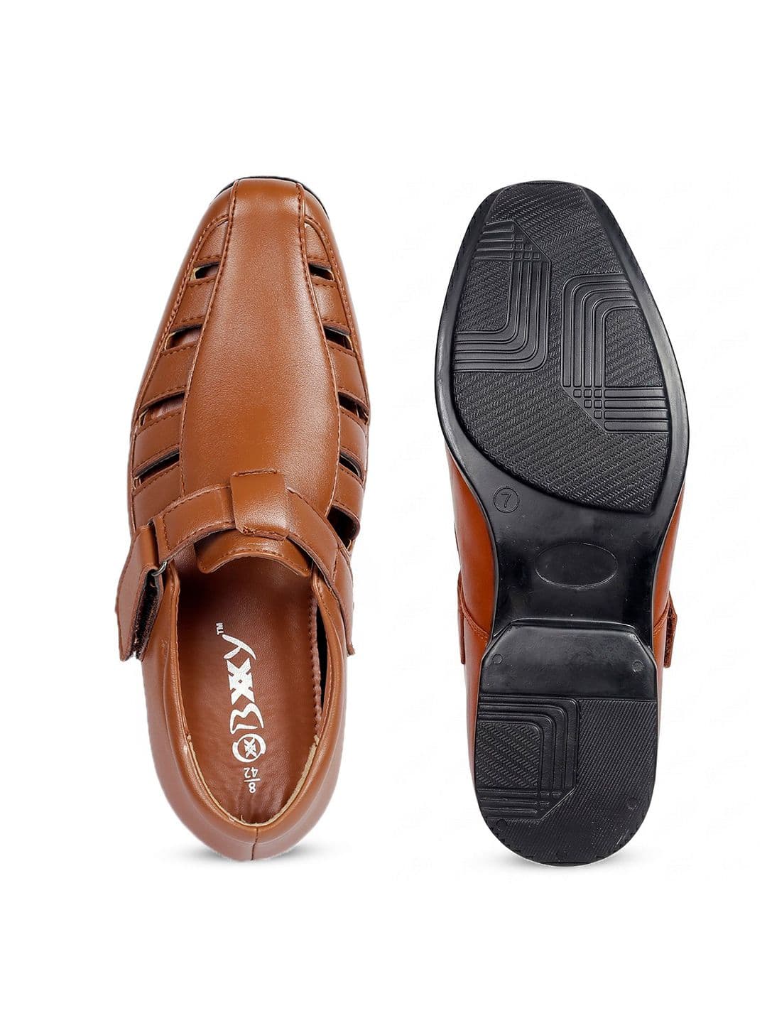Bxxy Men 3 Inch Hidden Elevator Height Increasing Formal Shoe-Style Sandals thumbnail 4