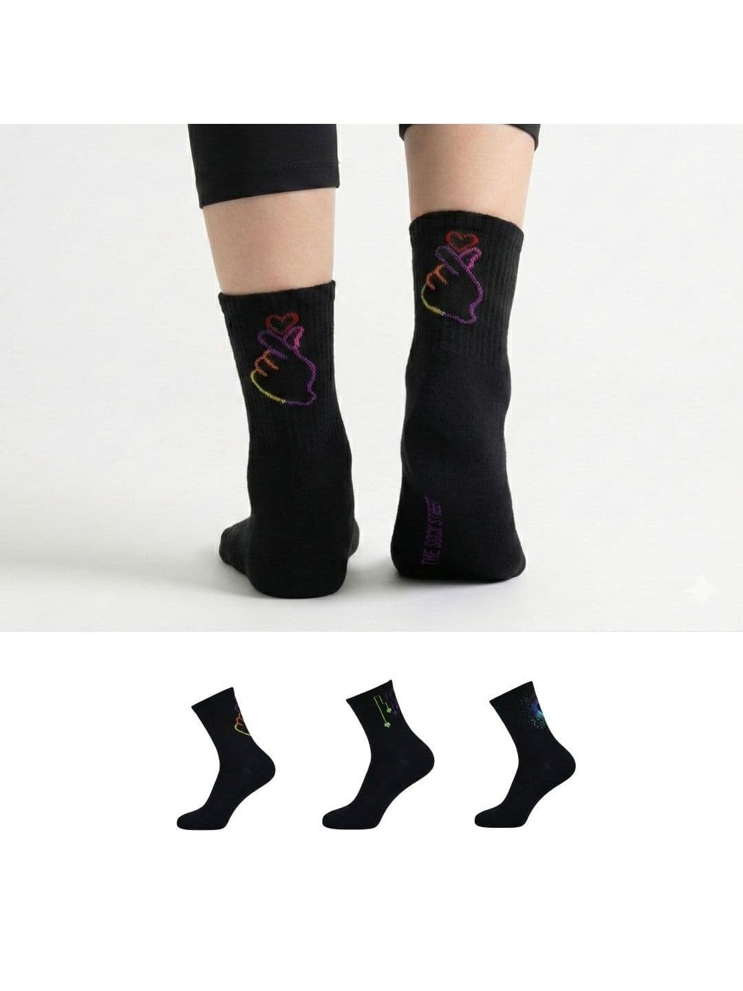 The Sock Street Unisex Assorted Patterned Ankle Length Socks thumbnail 2