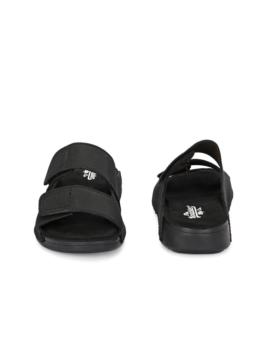 The Roadster Lifestyle Co Men Leather Slip-On Comfort Sandals thumbnail 2