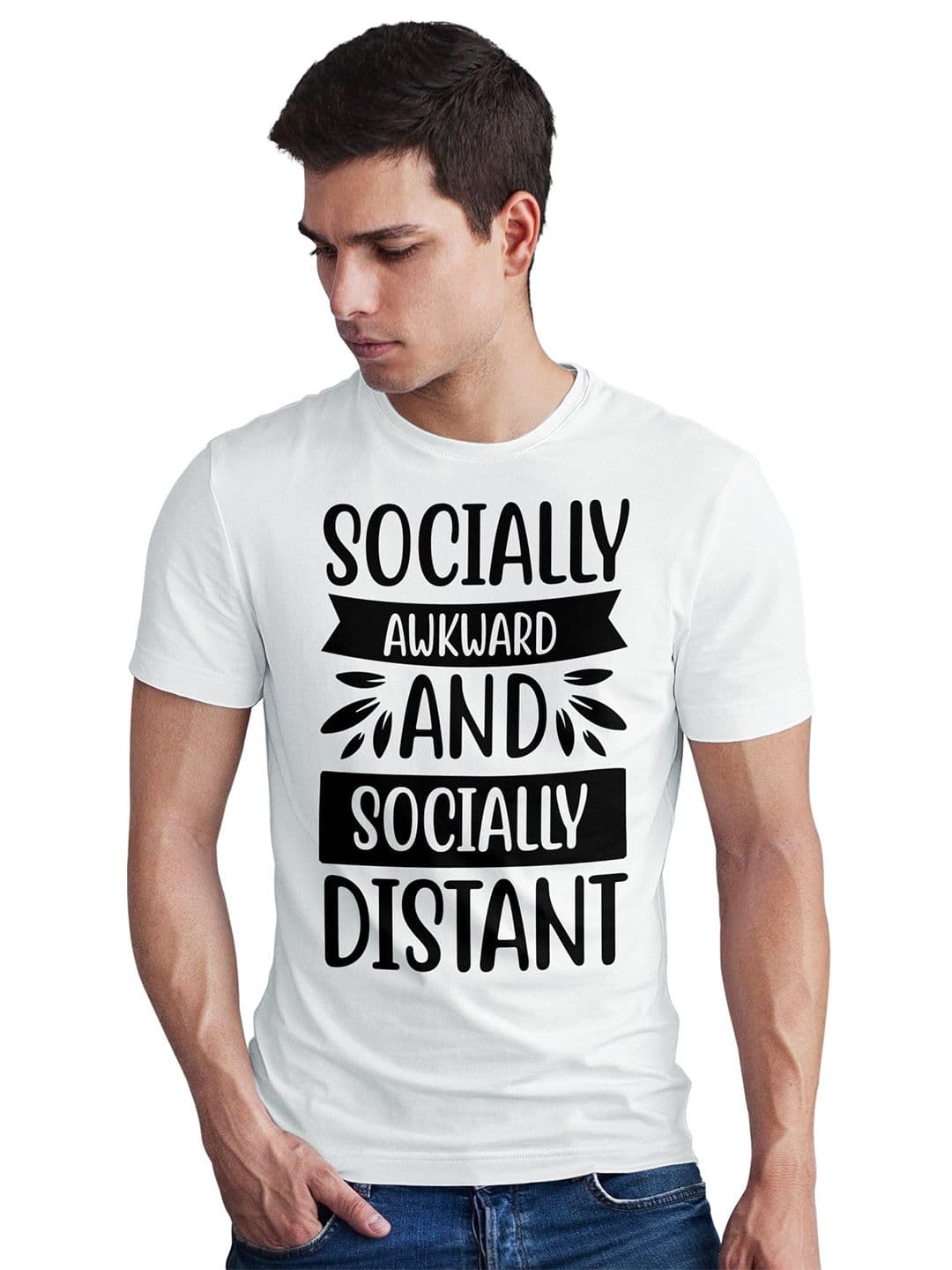 Seekbuylove Men Typography Printed Bio Finish T-shirt - view 1