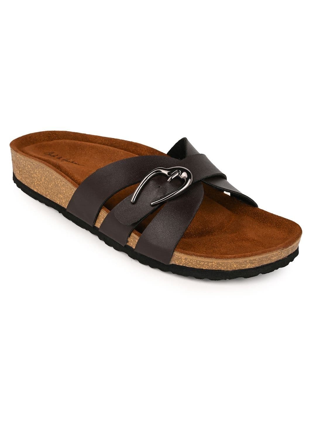 Mast & Harbour Women Open Toe Flats with Buckles thumbnail 4
