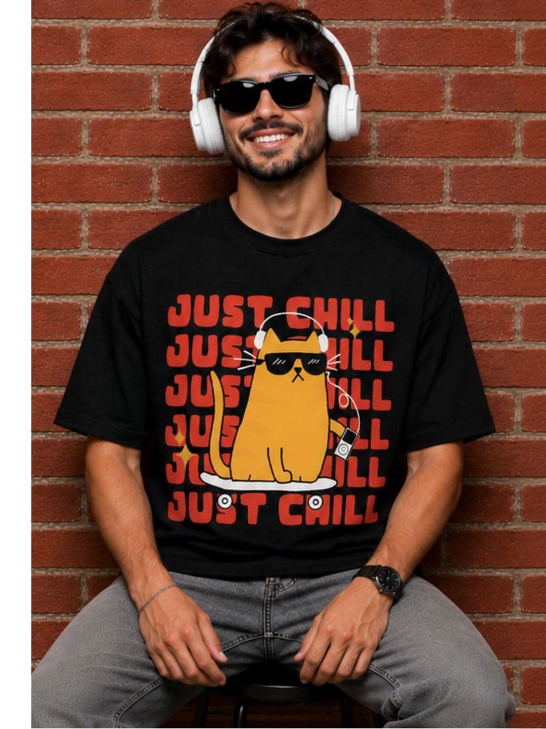 CAPTCHA Men Printed T-shirt - view 1